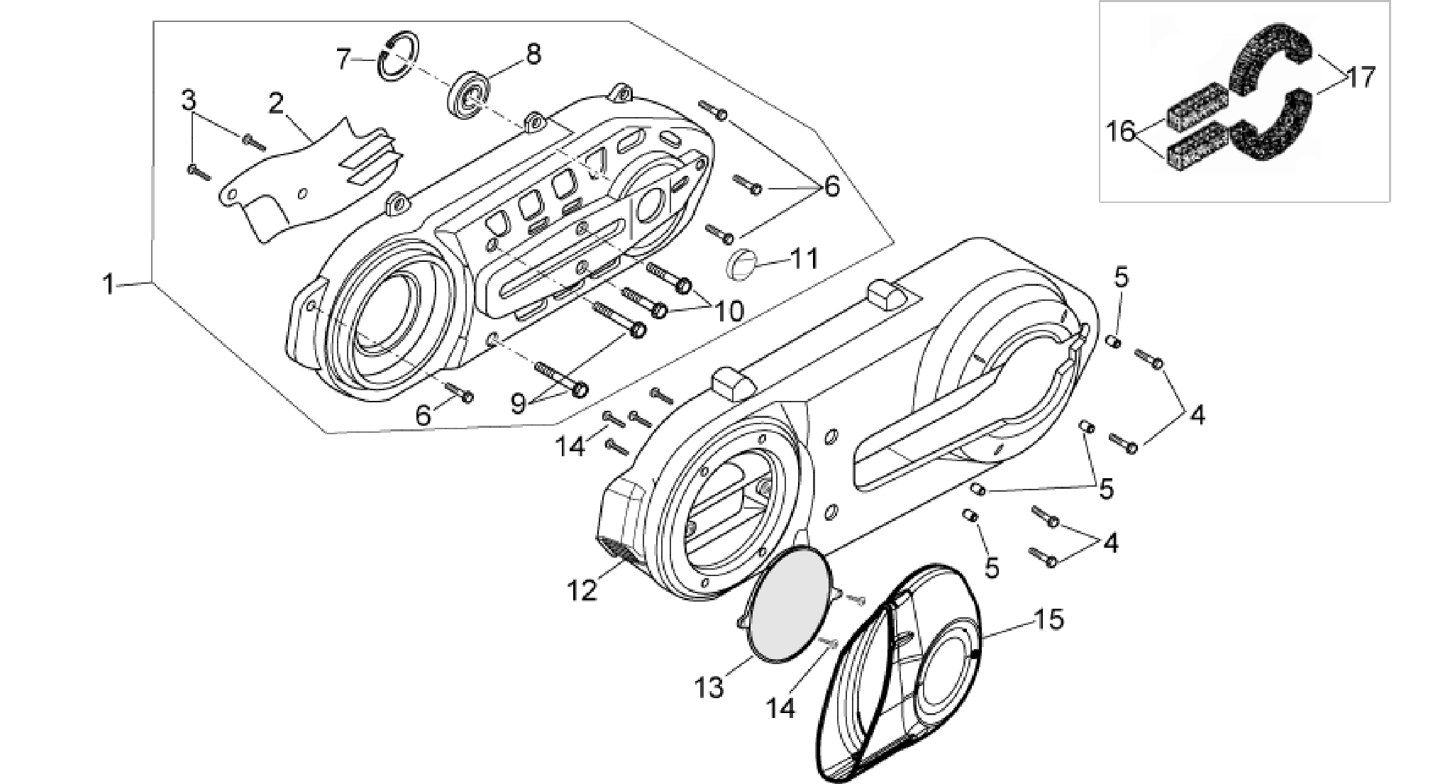 Engine plastic