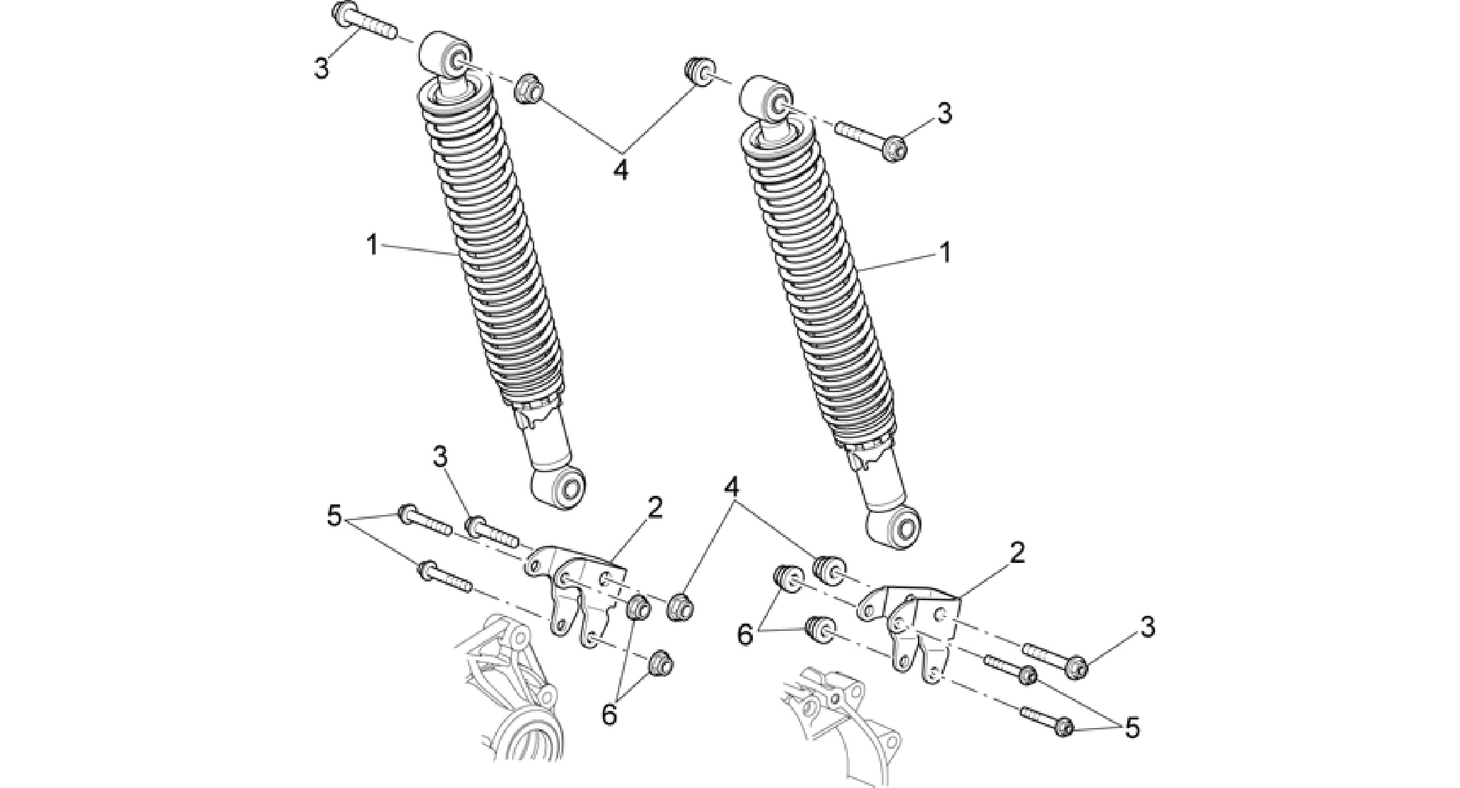 Rear shock absorber