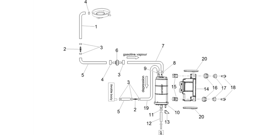 Fuel vapour recover system