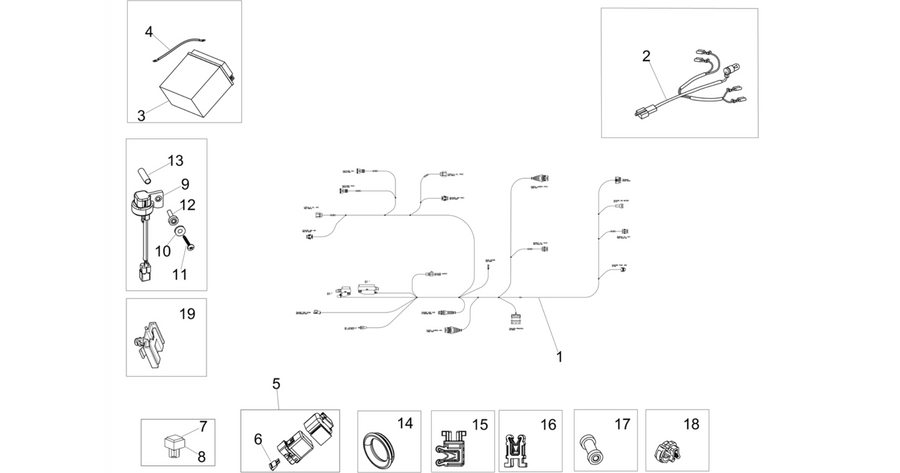 Rear electrical system