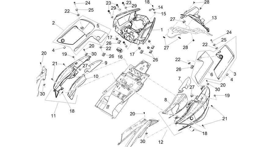 Rear body