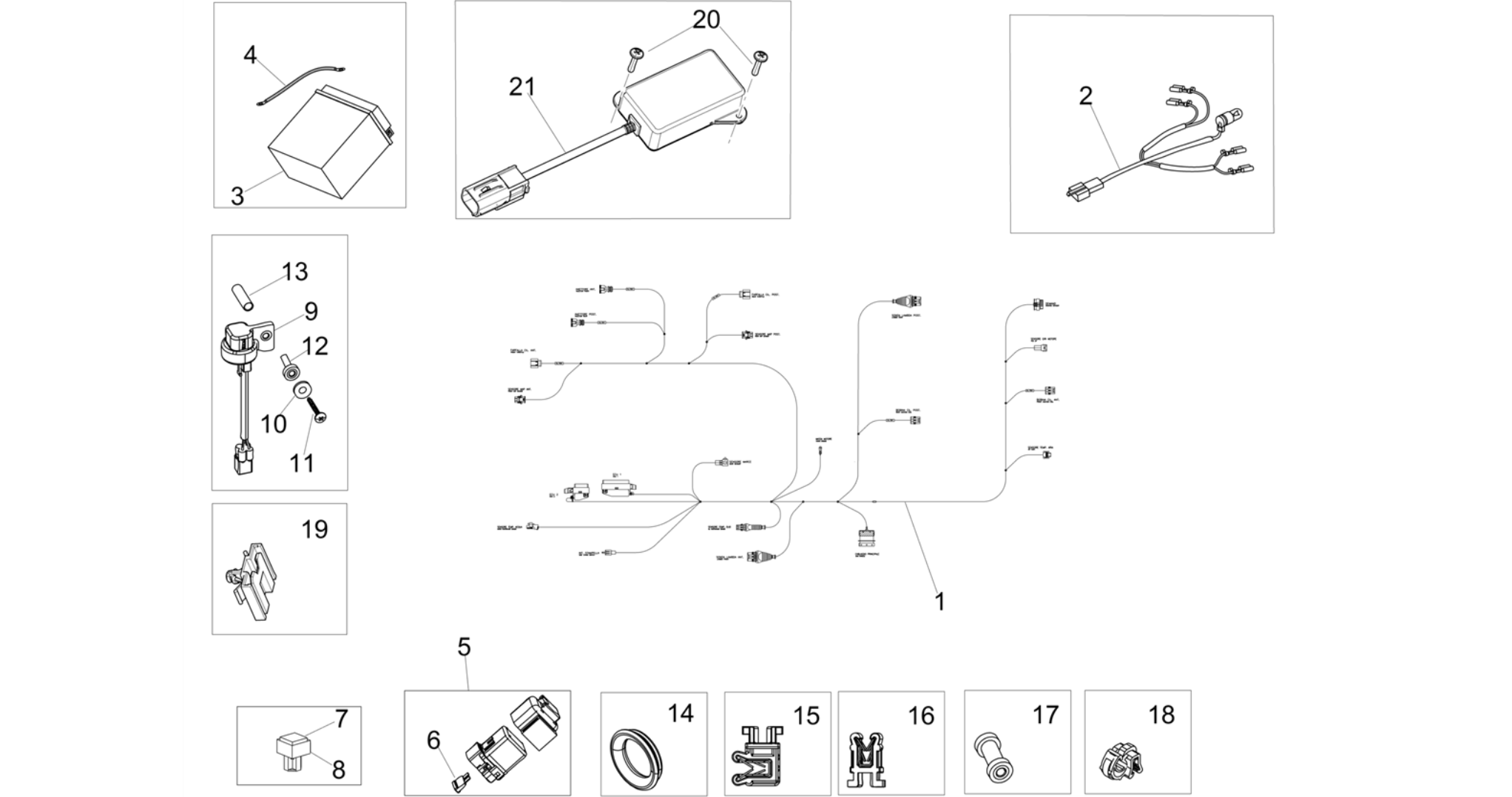 Rear electrical system