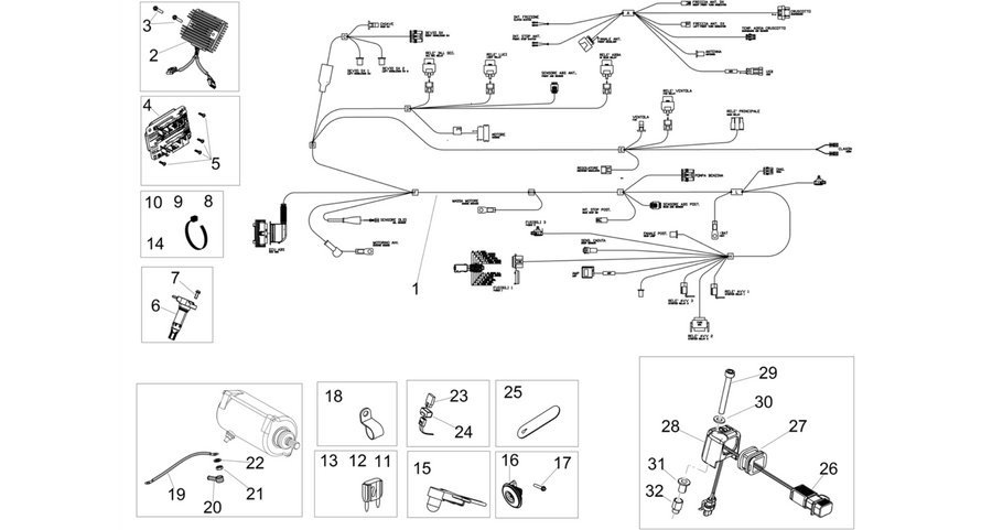 Front electrical system