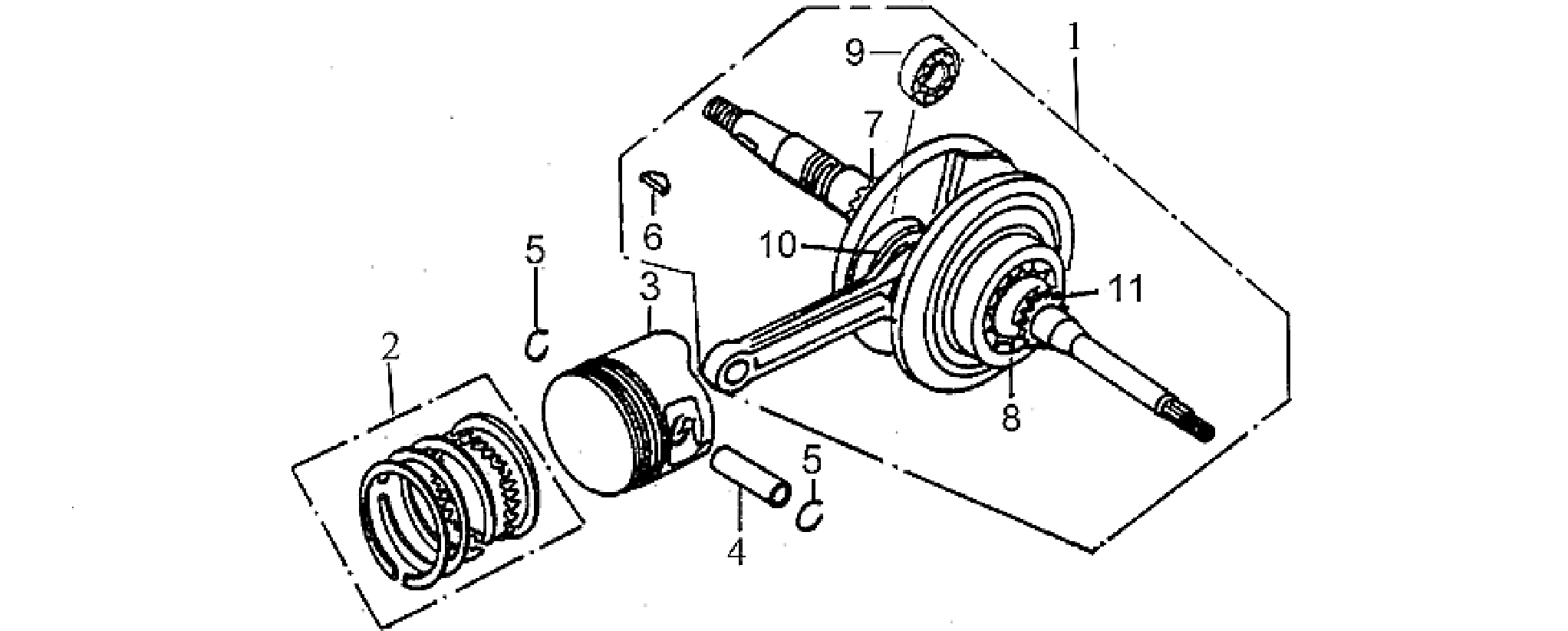 Crankshaft cpl.