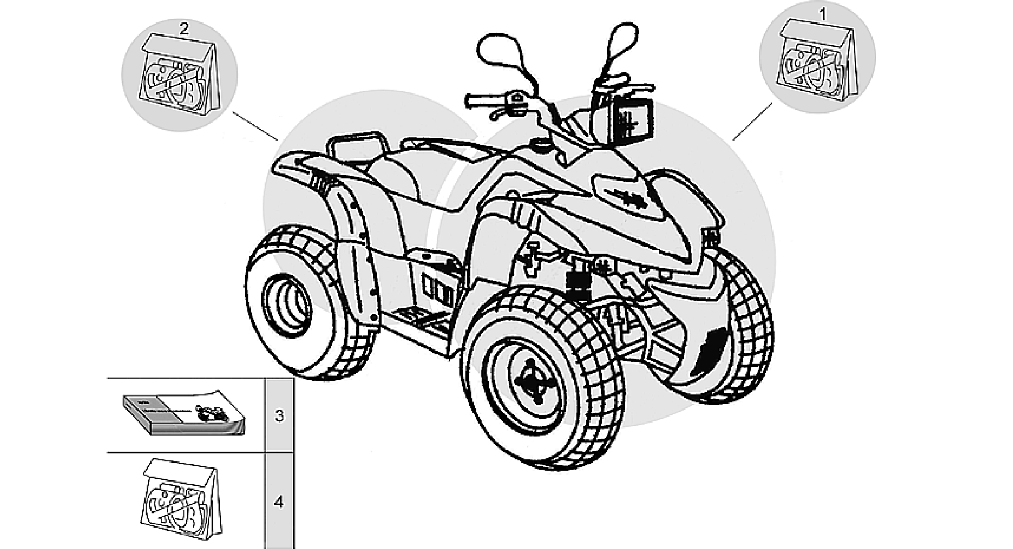 Decal set-Use+maintenance book