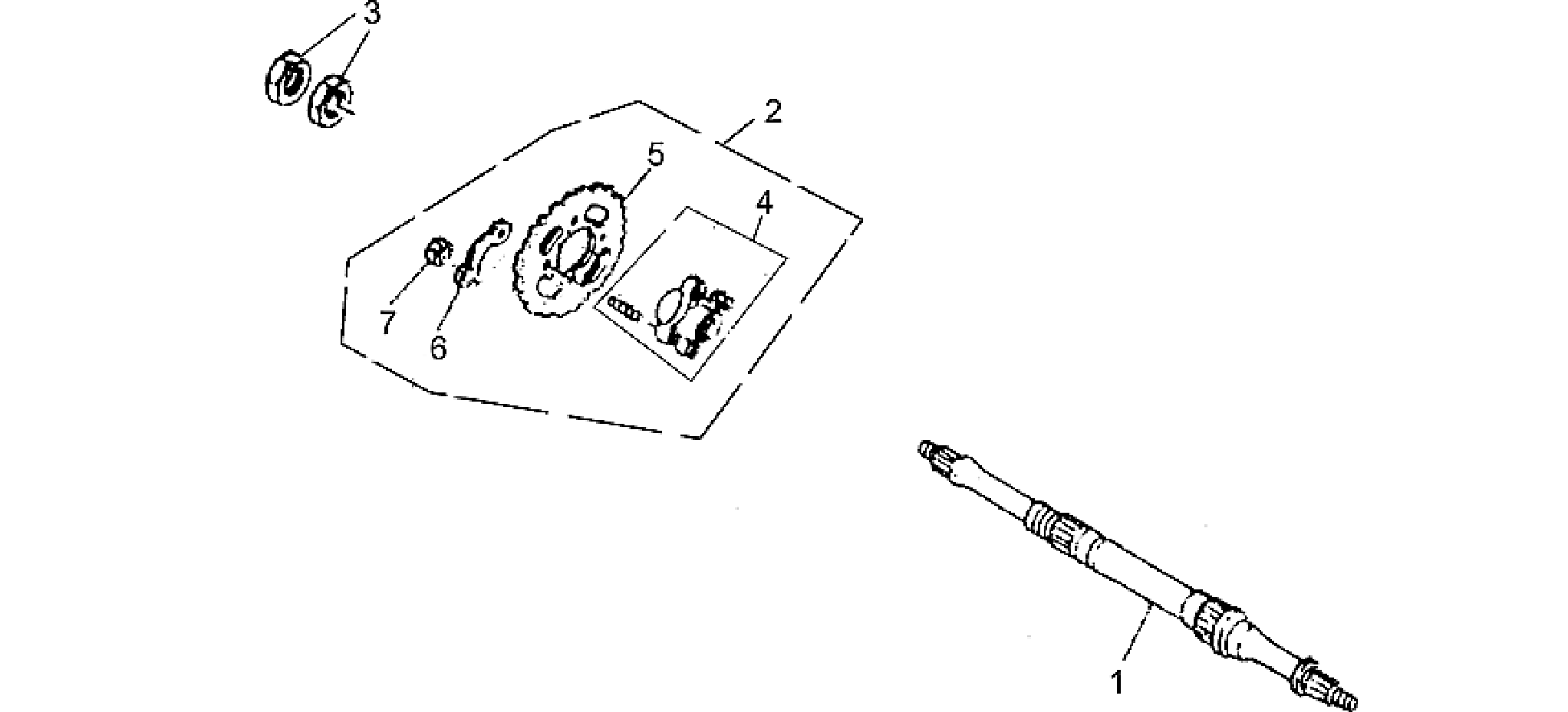 Rear axle