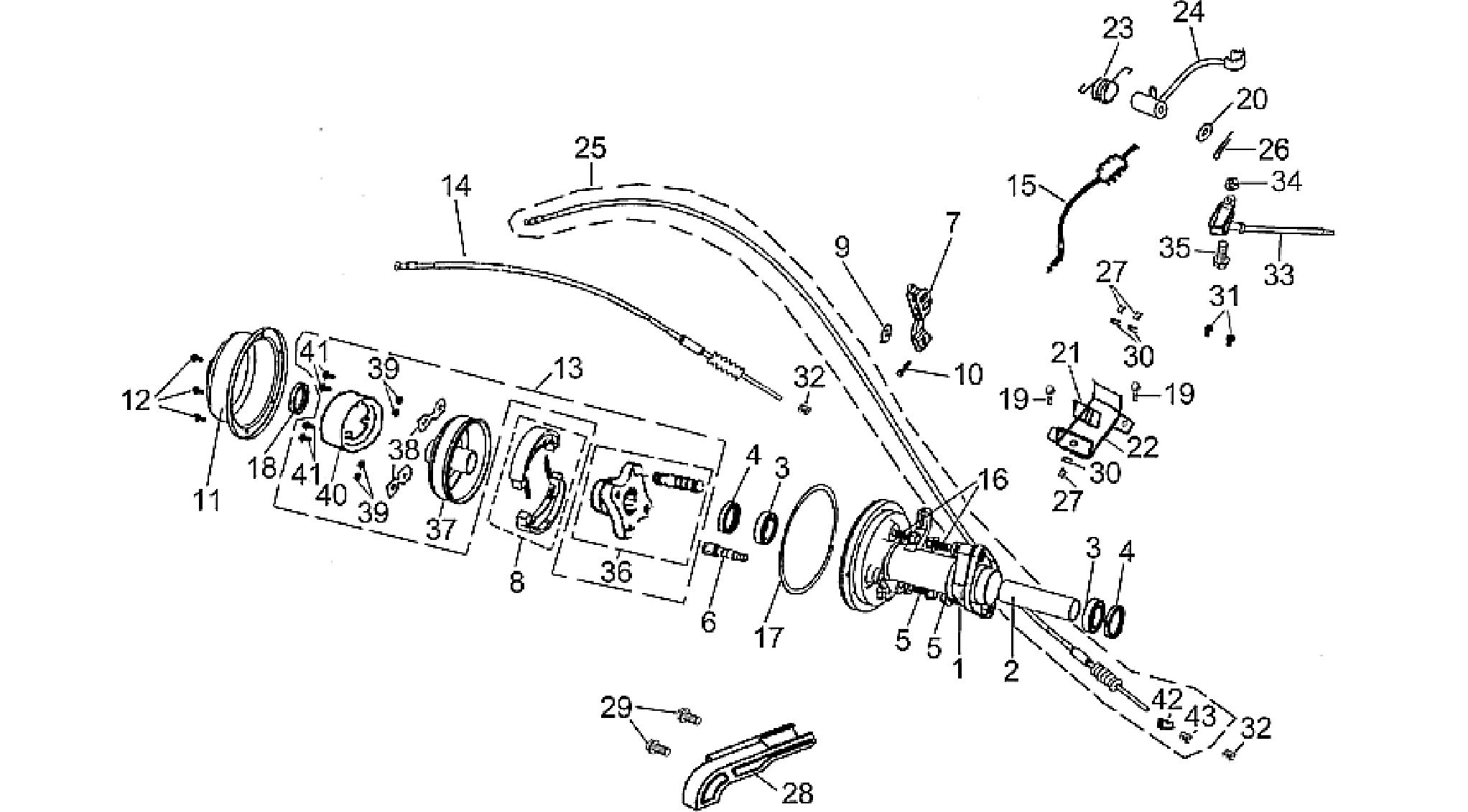 Rear brake