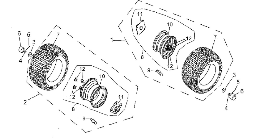 Rear wheel