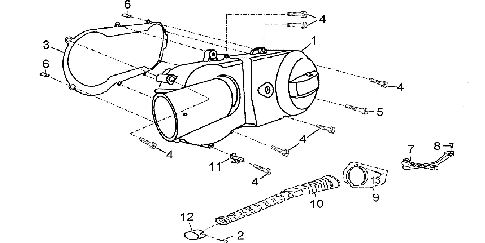 LH Semi-crankcase