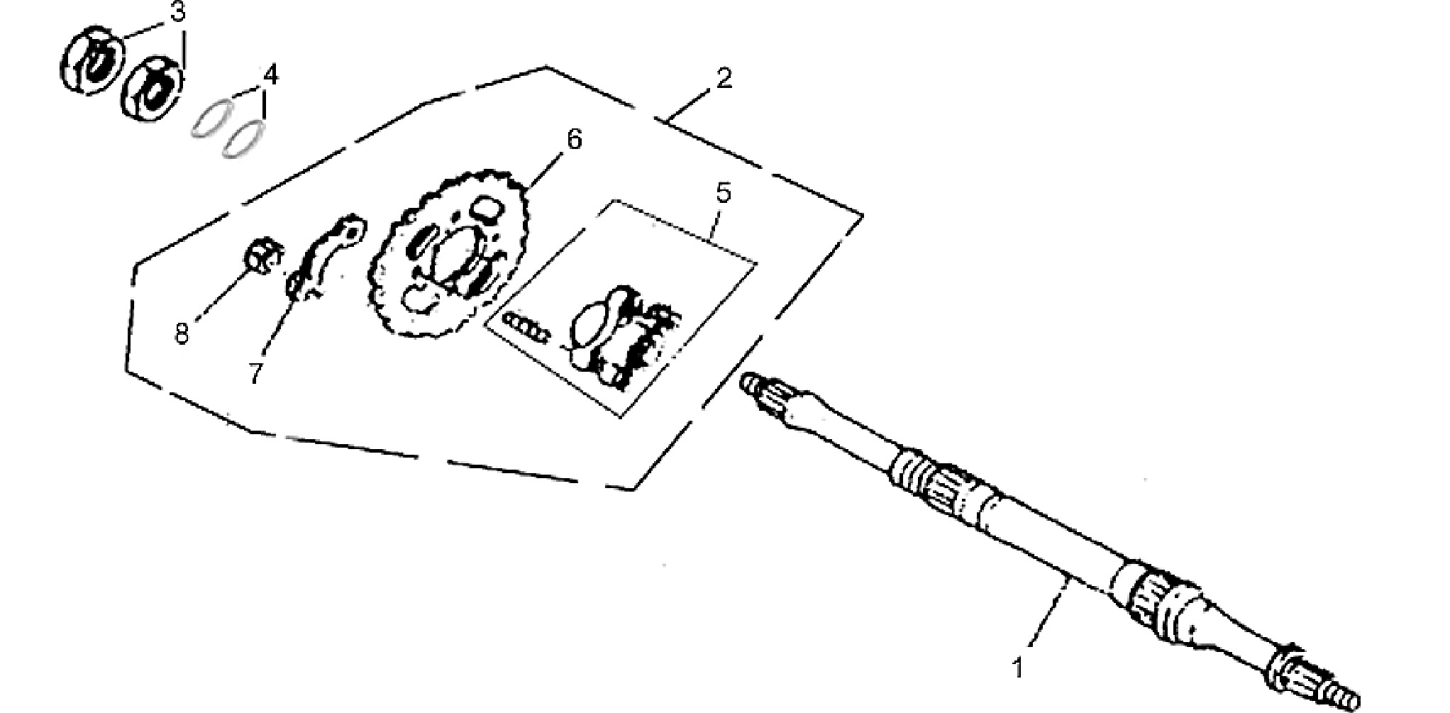 Rear axle