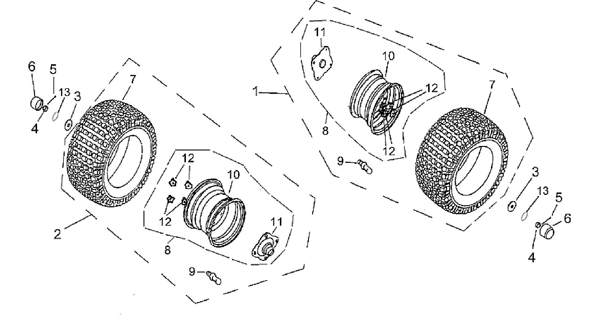 Rear wheel