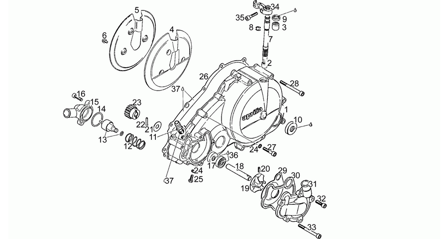 Clutch cover