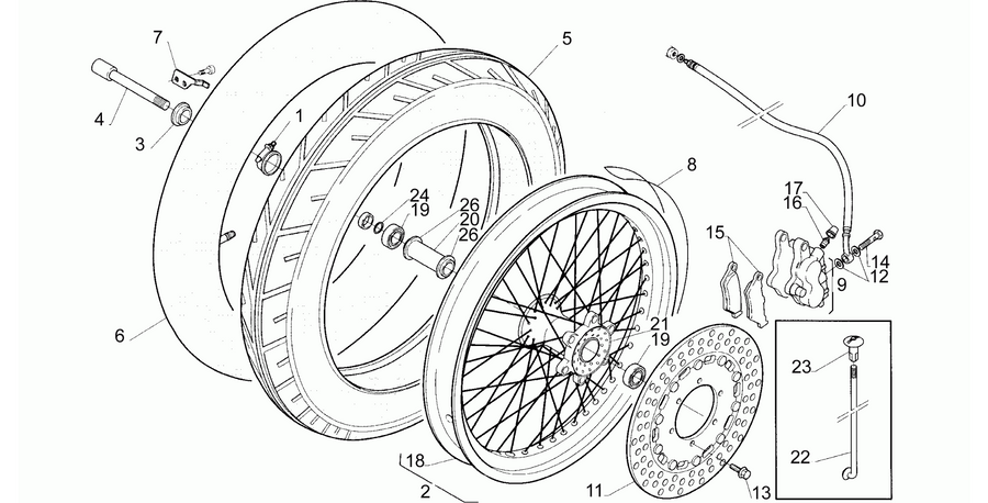 Front wheel