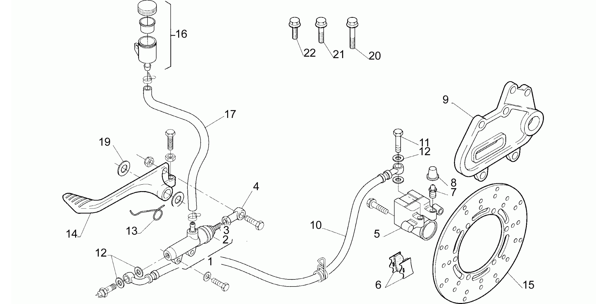 Rear brake