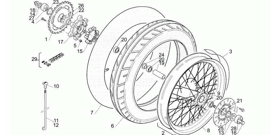 Rear wheel