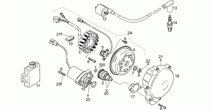 Cdi magneto assy