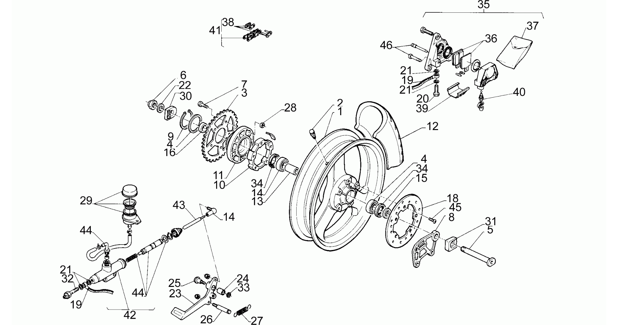 Rear wheel
