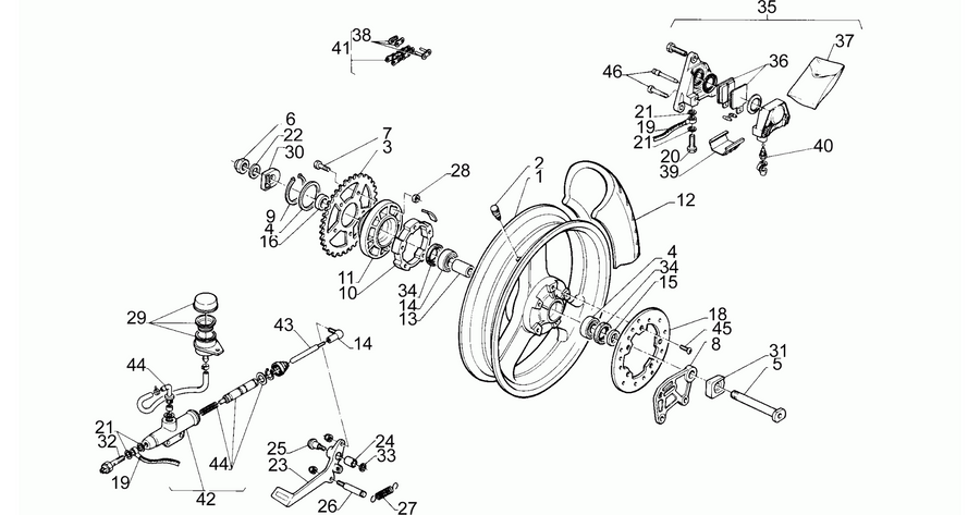 Rear wheel