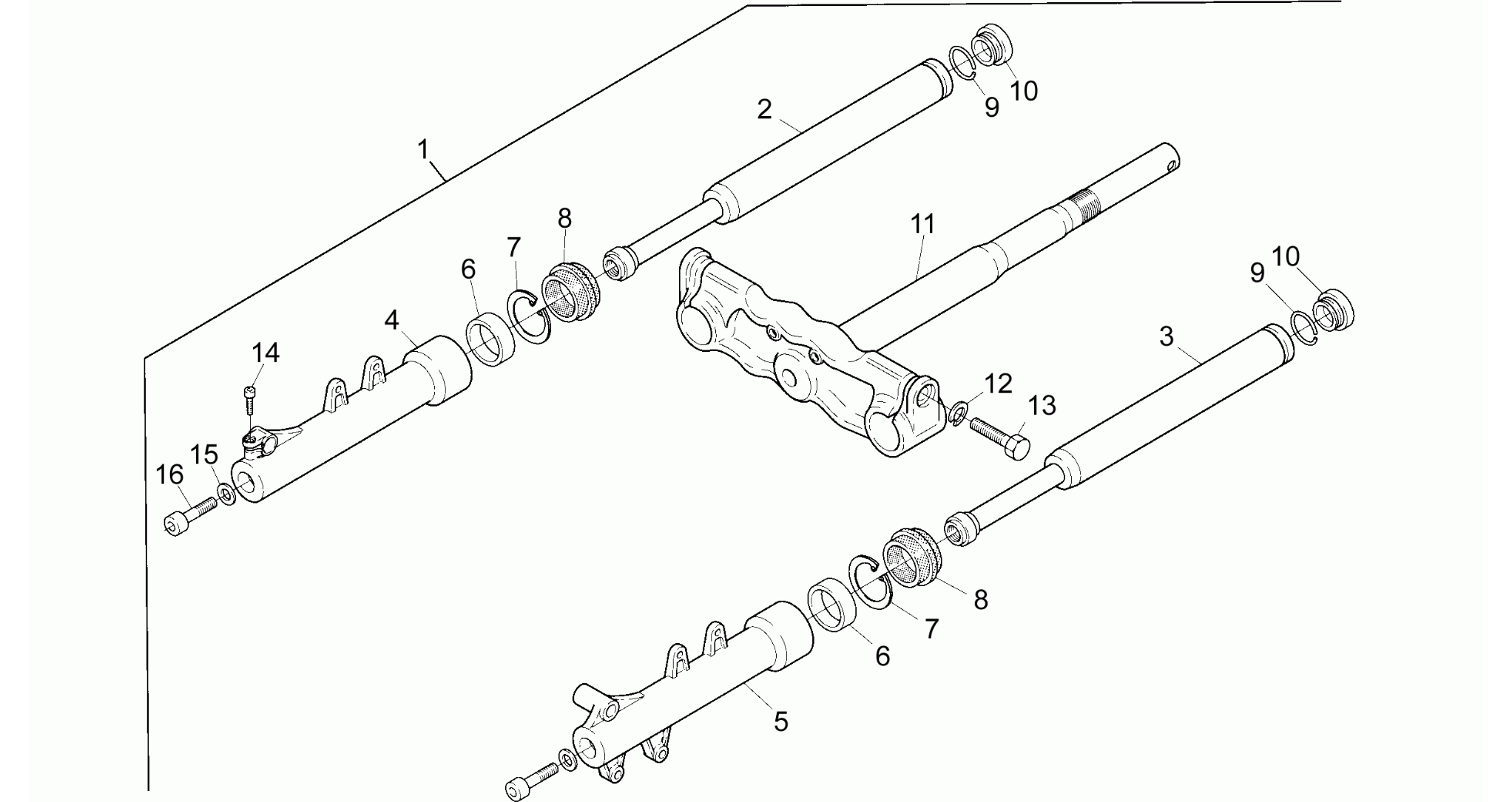 Front fork Marzocchi