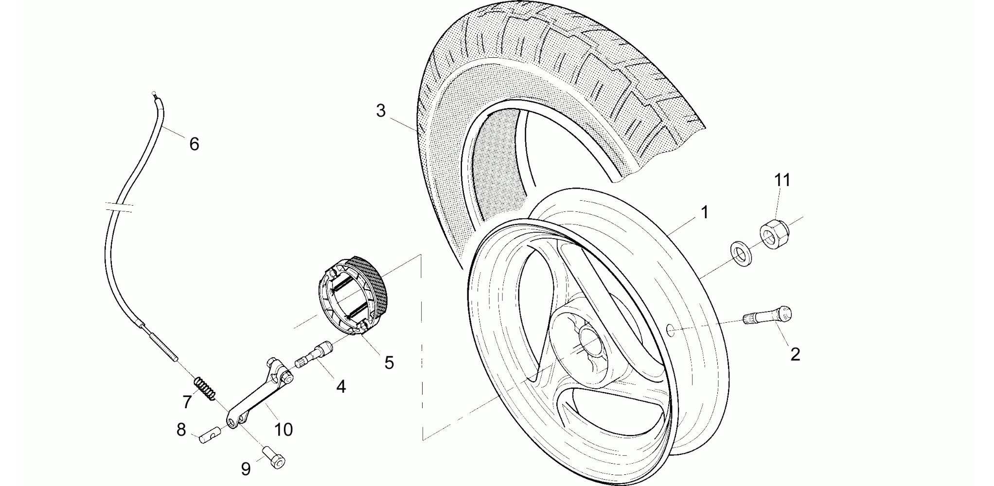 Rear wheel