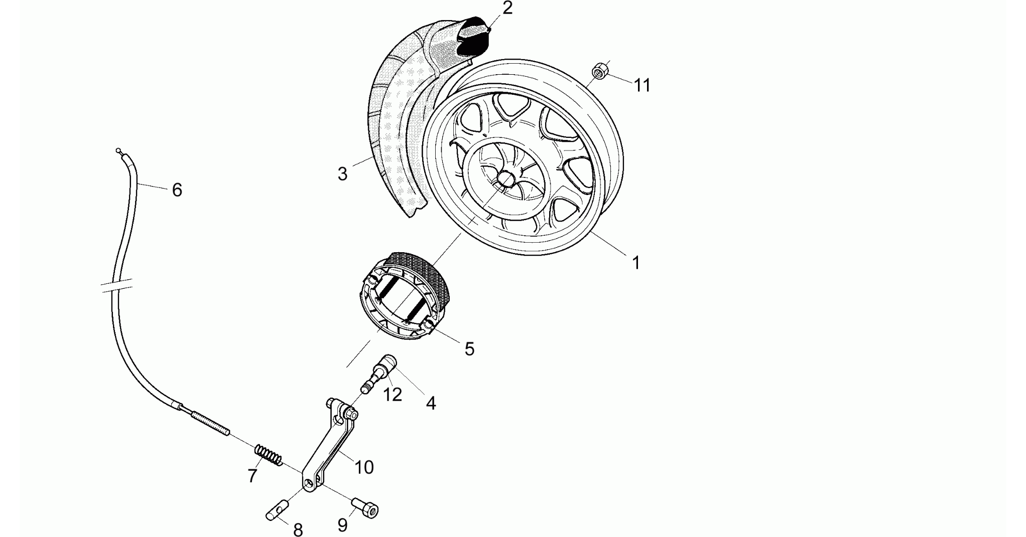 Rear wheel