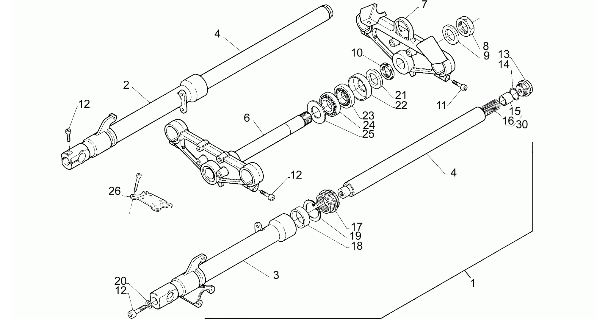 Front fork Marzocchi