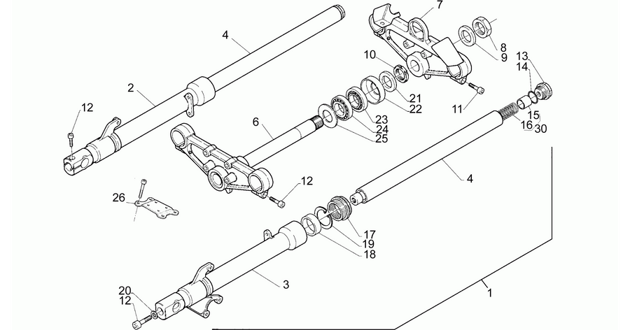 Front fork Marzocchi