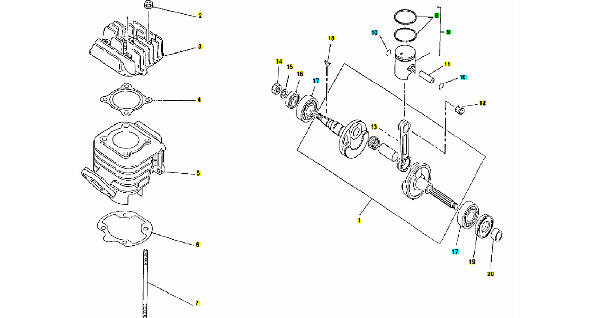 Drive shaft - Cylinder