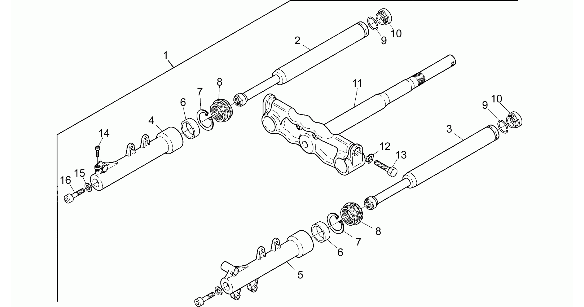 Front fork Marzocchi