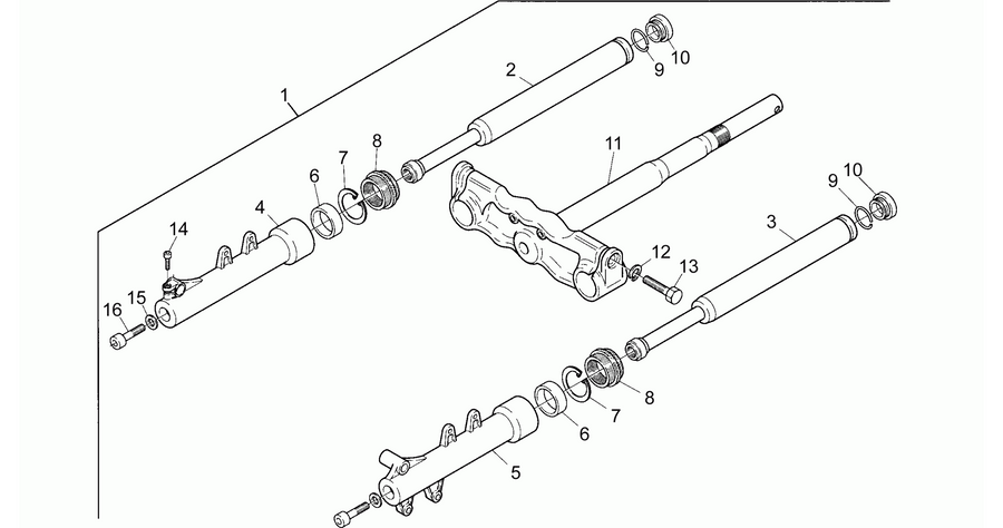 Front fork Marzocchi