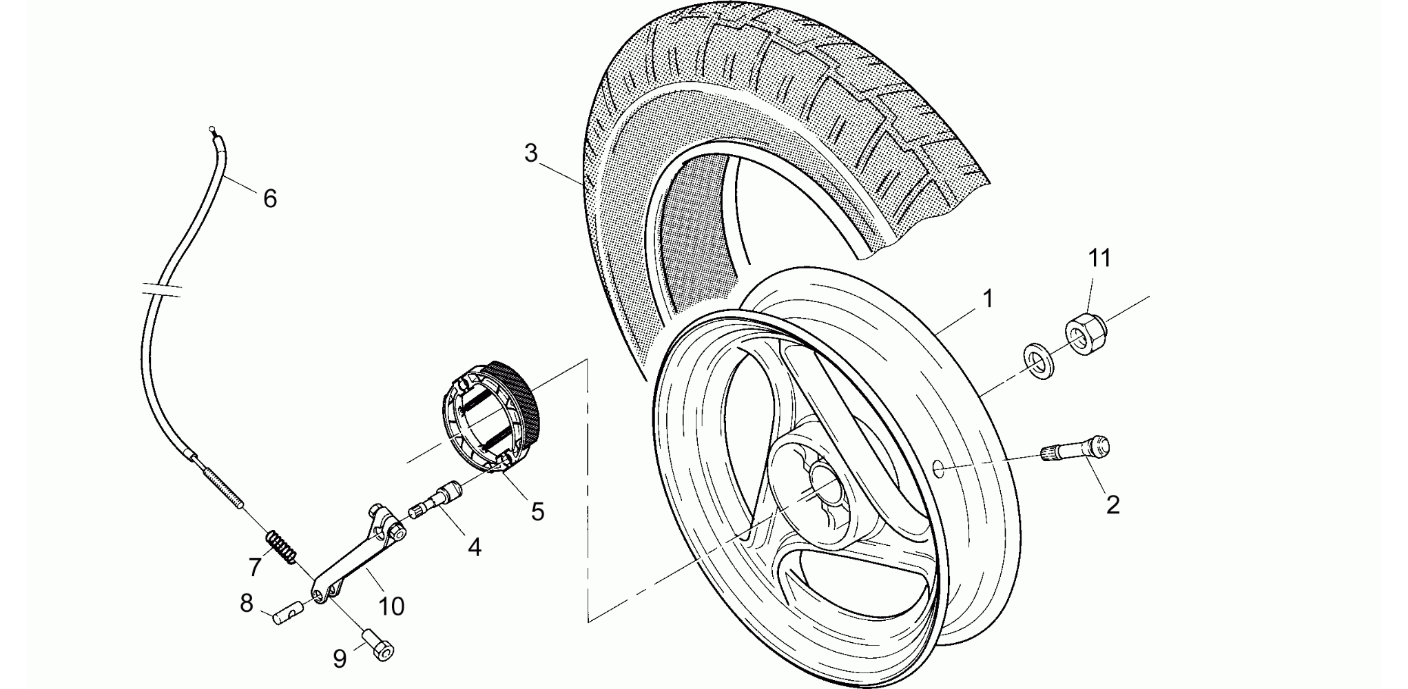 Rear wheel