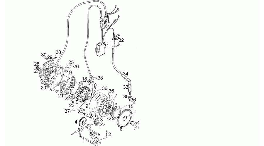 Cdi magneto assy T