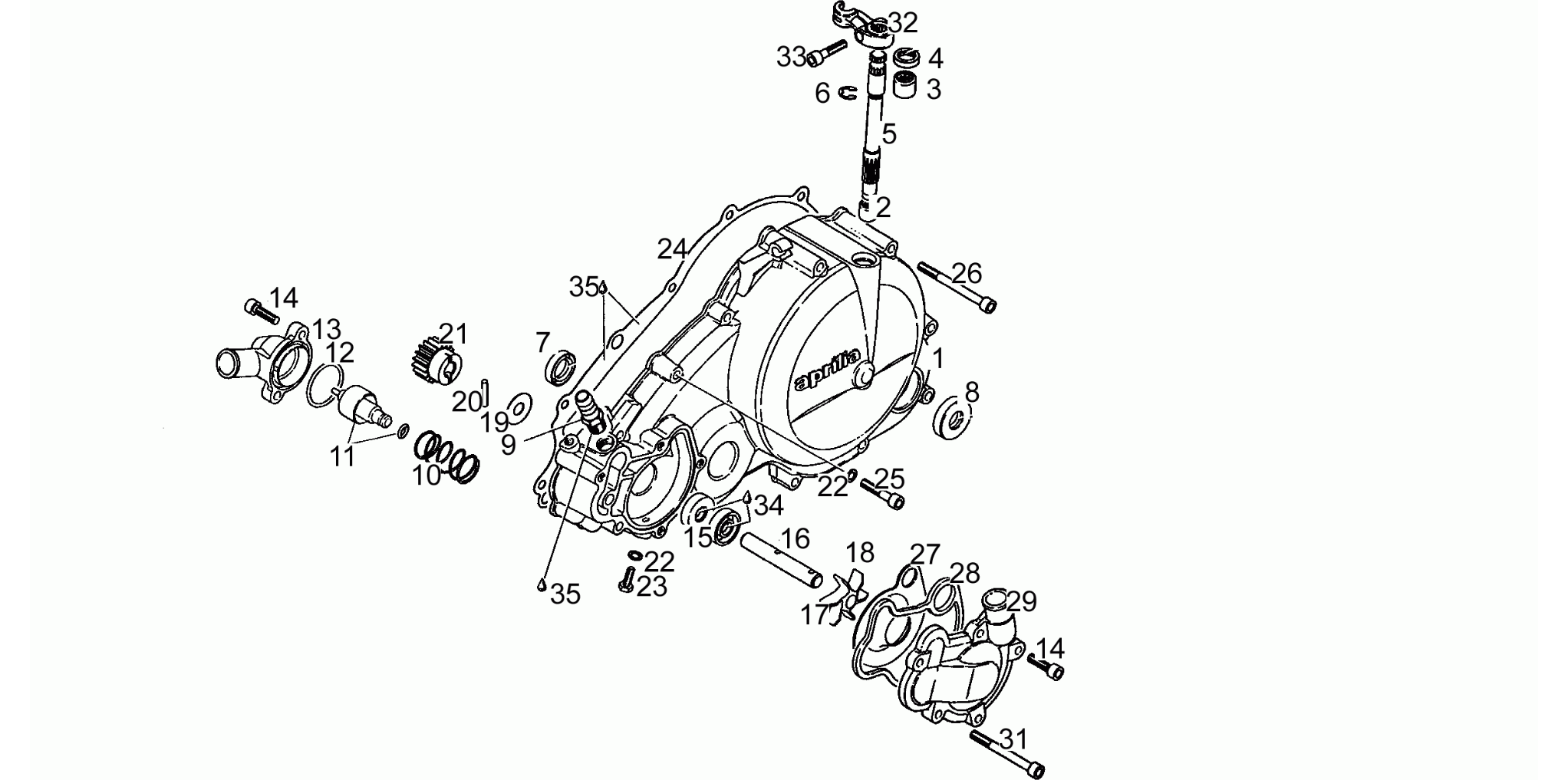 Clutch cover N>S