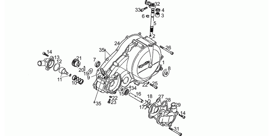 Clutch cover N>S