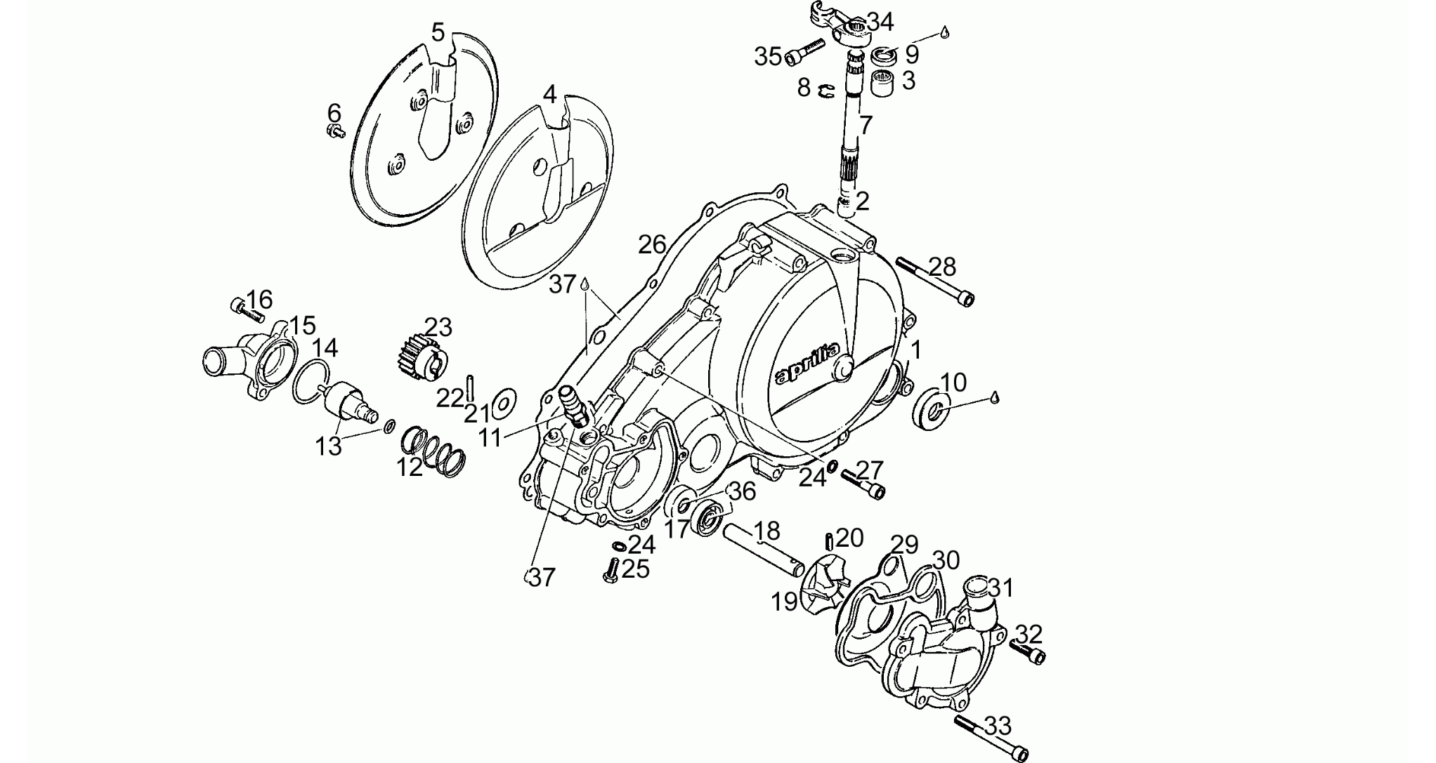 Clutch cover T
