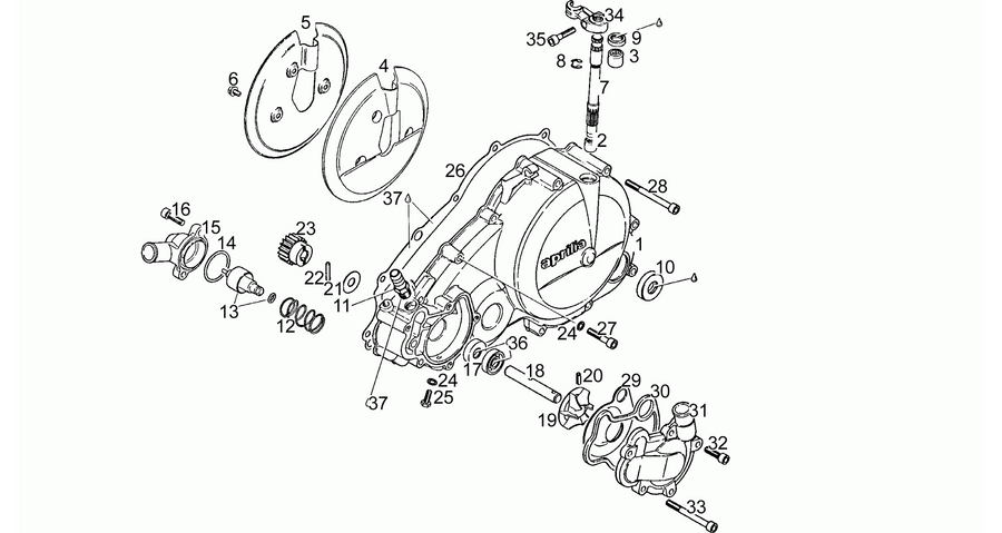 Clutch cover T