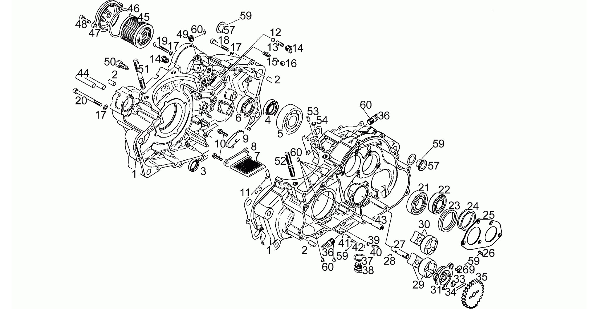 Oil pump N>S