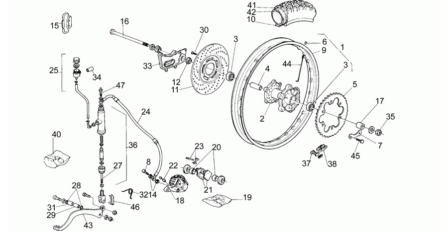 Rear wheel