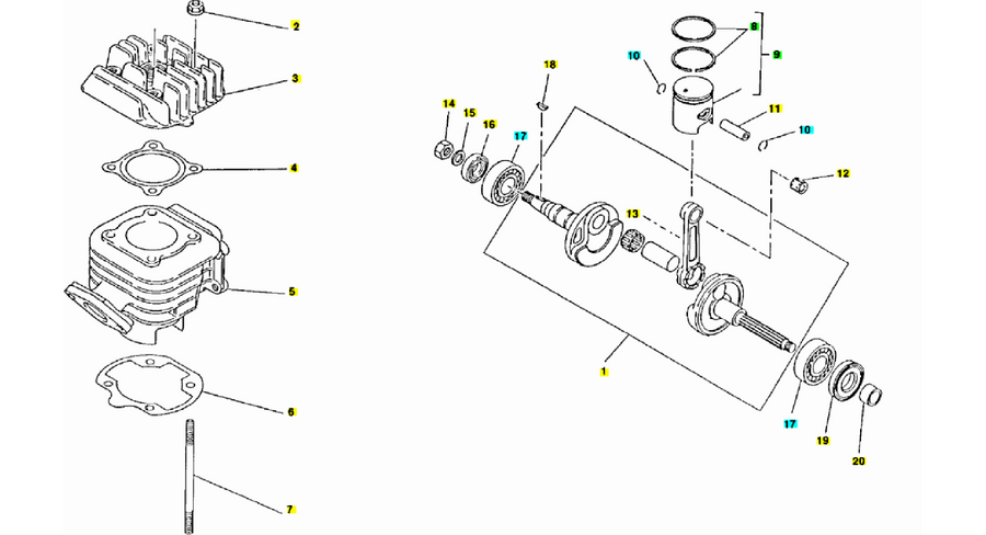Drive shaft - Cylinder