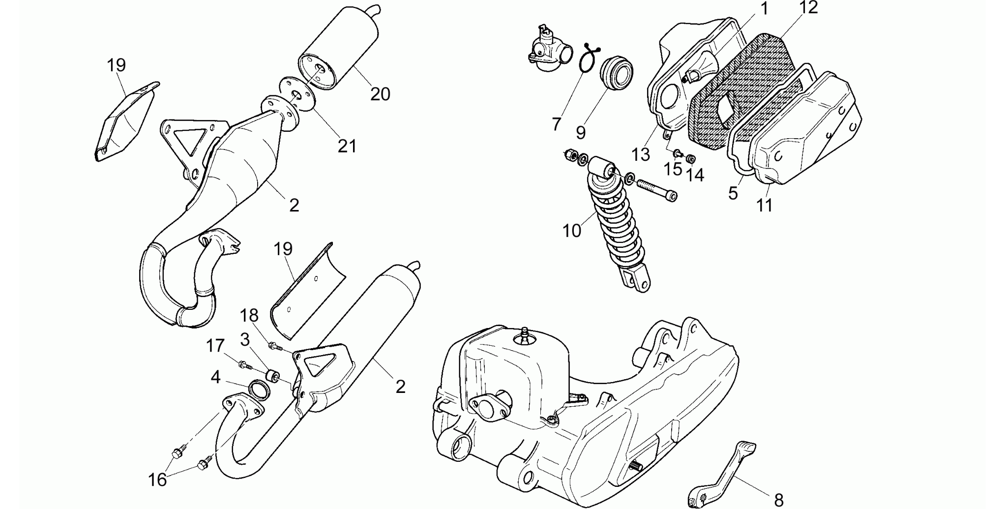 Exhaust unit