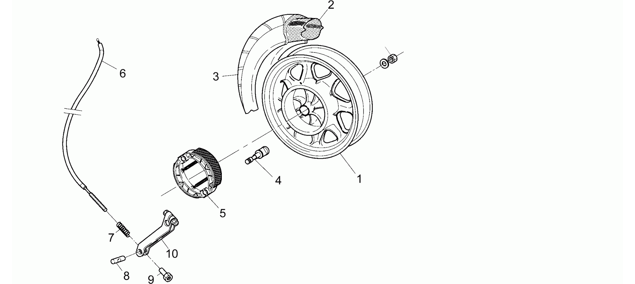 Rear wheel