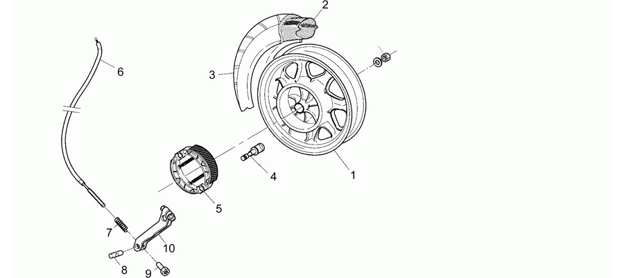 Rear wheel