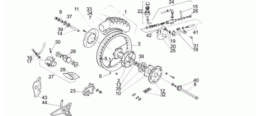 Rear wheel