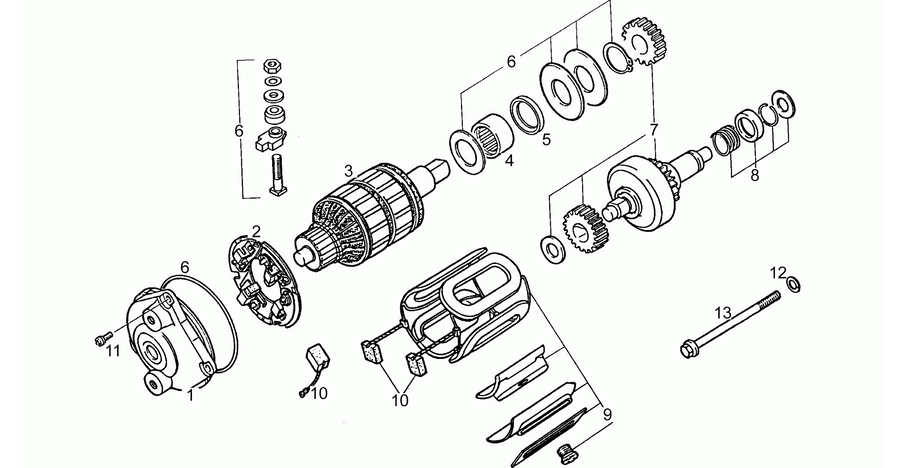 Starter motor