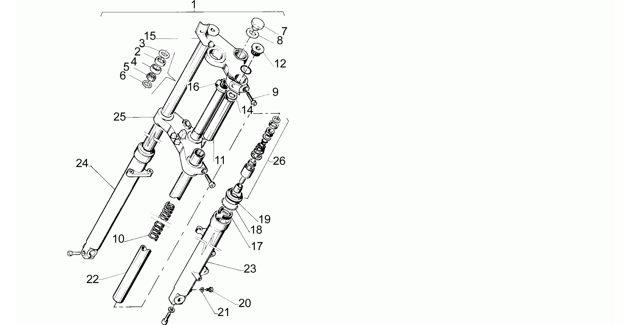 Front fork M/N IM B