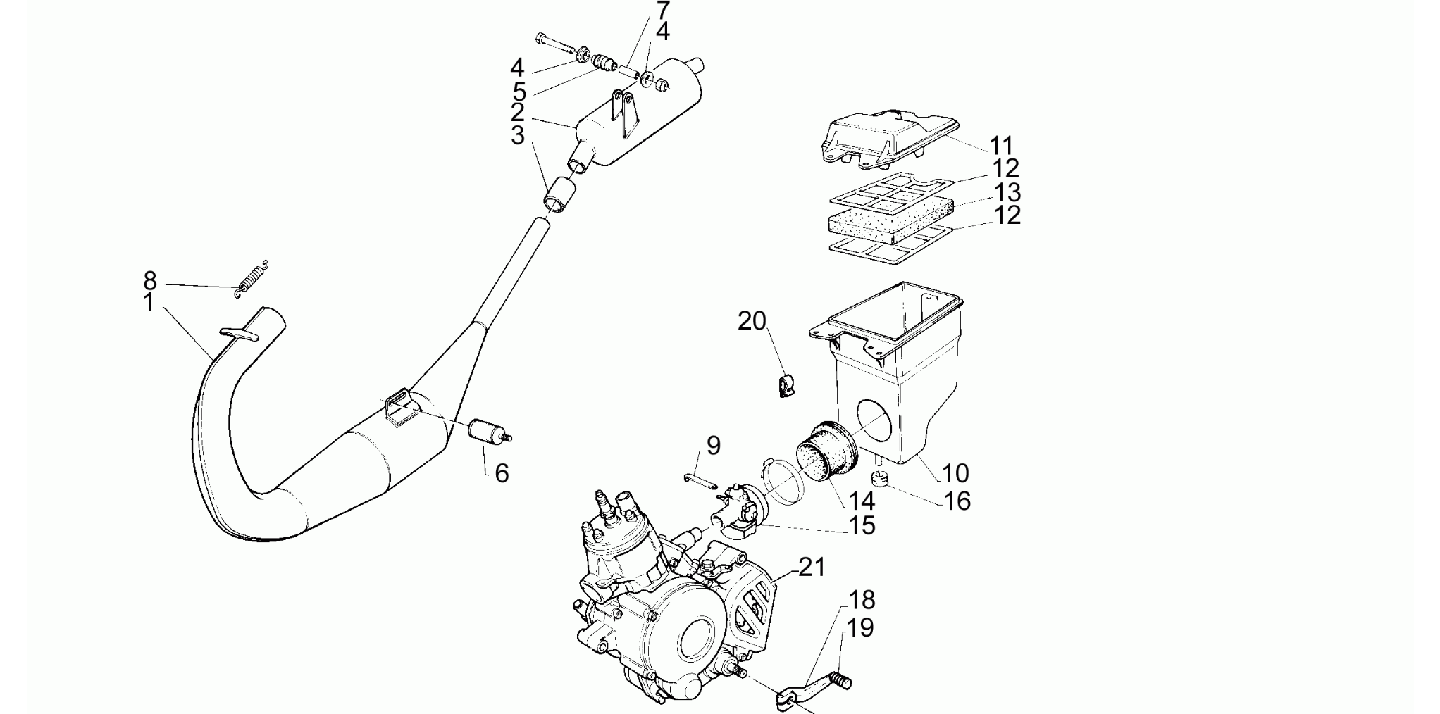 Exhaust unit