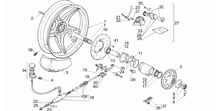 Rear wheel