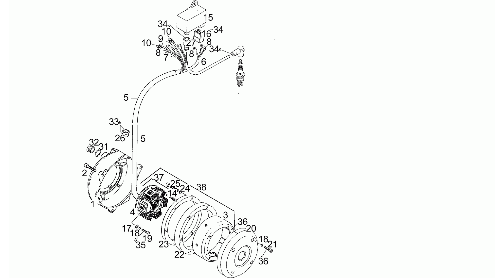 Cdi magneto assy