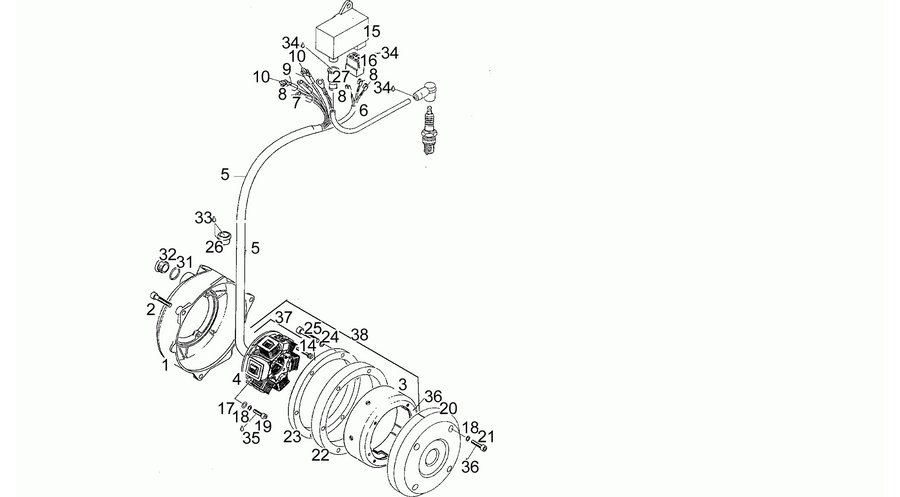 Cdi magneto assy