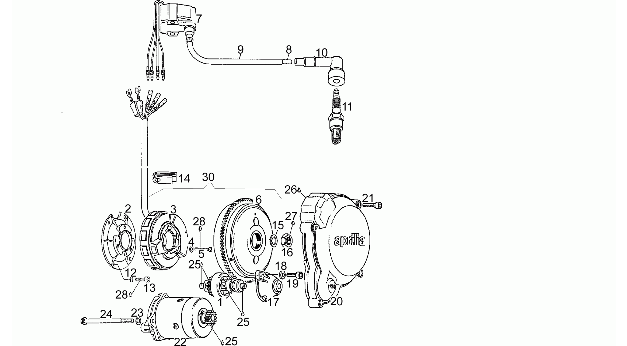 Cdi magneto assy